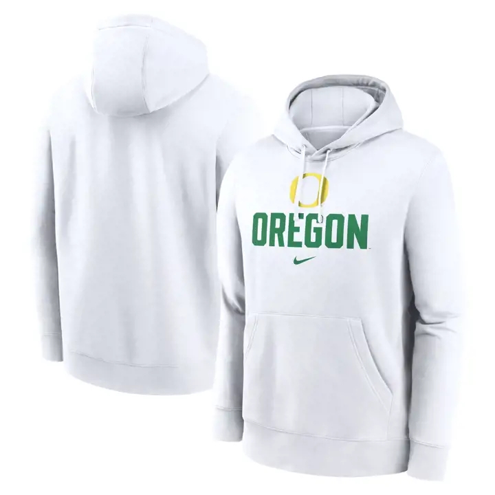 Sweat à capuche en molleton Oregon Ducks NCAA 24 WHT