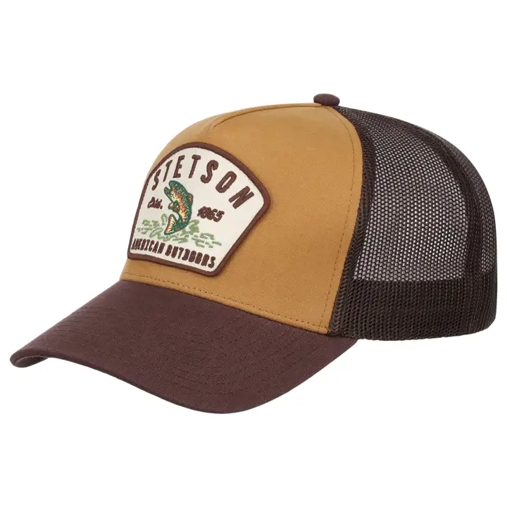 Stetson Fishing 6 Panel Trucker tan/brn