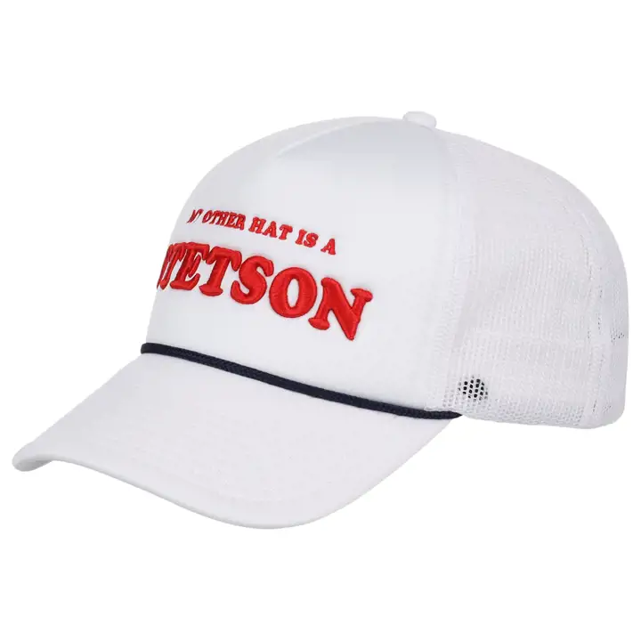 Stetson My Other Hat Rope Trucker WHT
