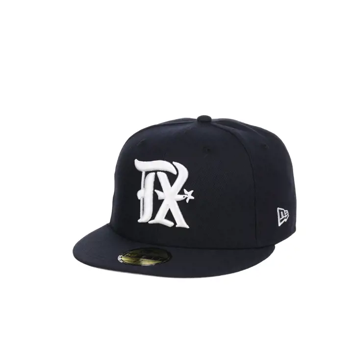 Casquette 59FIFTY MLB Re-Dub des Texas Rangers, Bleu Marine/Blanc/Gris