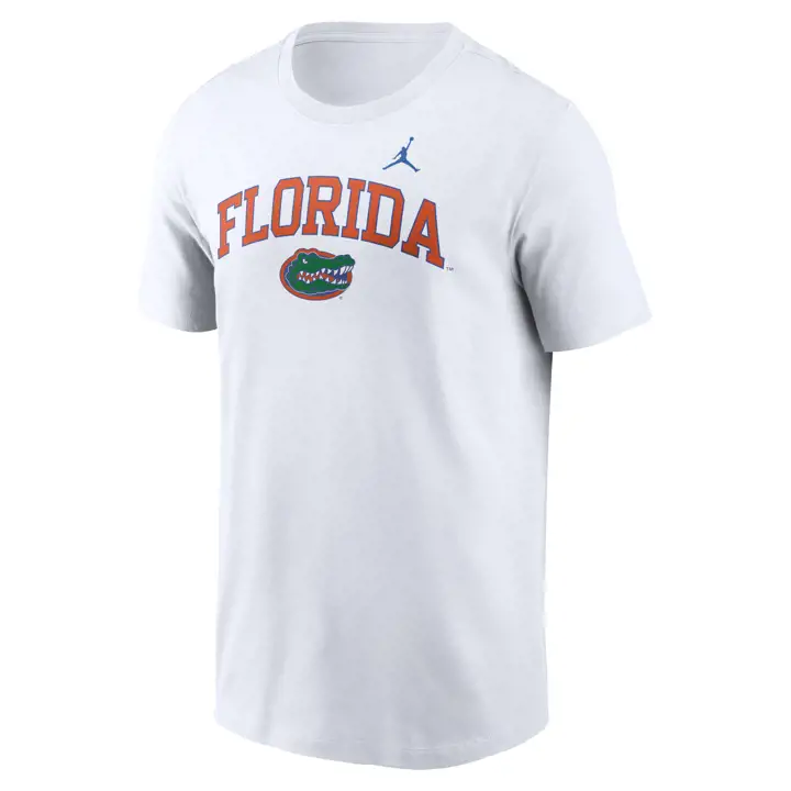 T-SHIRT BLANC 24 AVEC SLOGAN FLORIDA GATORS NCAA COTTON CAMPUS