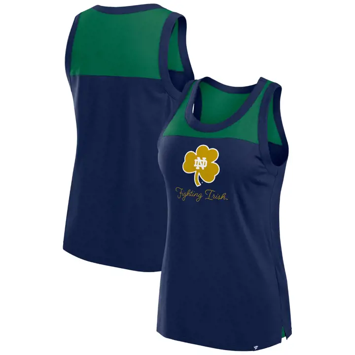NOTRE DAME FIGHTING IRISH NCAA DÉBARDEUR FEMME CROSLEY 24 MARINE/