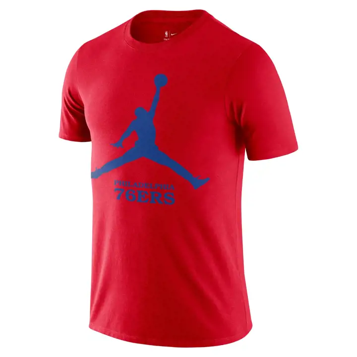 T-shirt Jordan NBA PHILADELPHIA 76ERS Rouge