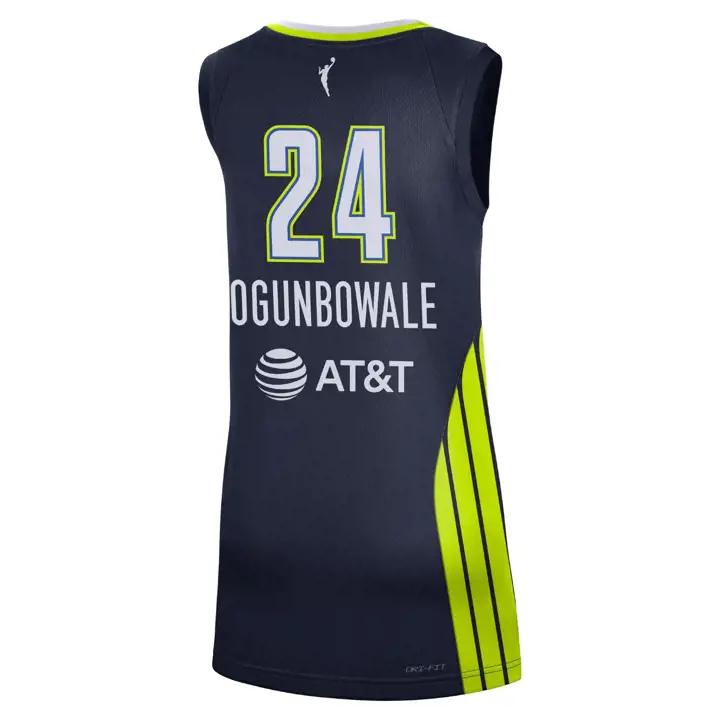 DALLAS WINGS WNBA Maillot Édition Explorateur OGUNBOWALE Bleu marine