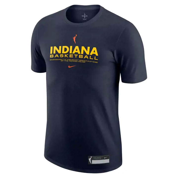 T-shirt d'entraînement bleu marine légende de la WNBA INDIANA FEVER