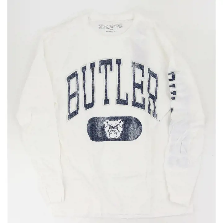 Butler Bulldogs NCAA VAULT COTTON LS T-SHIRT blc