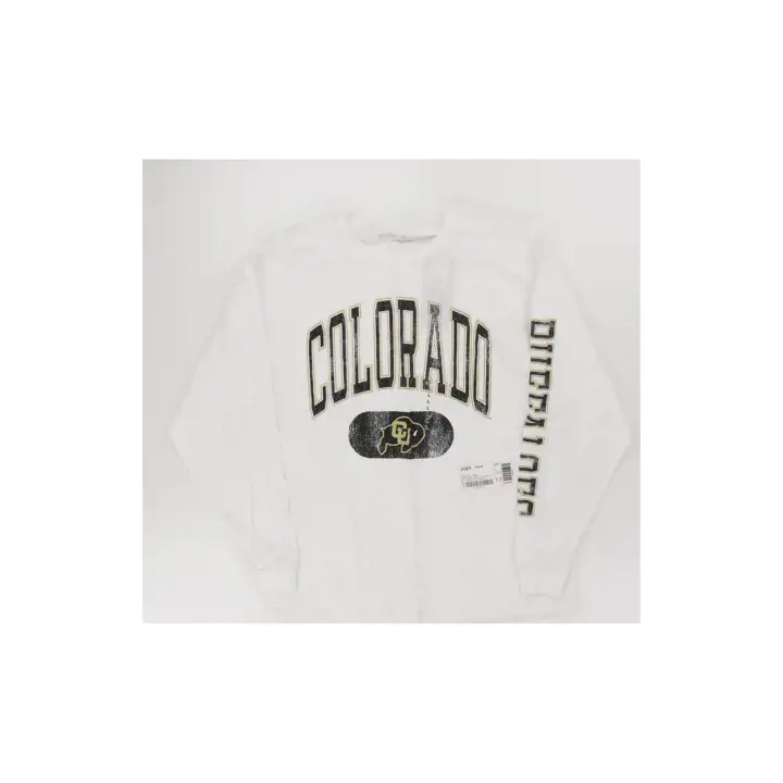 Colorado Buffaloes NCAA VAULT COTTON LS T-SHIRT blc