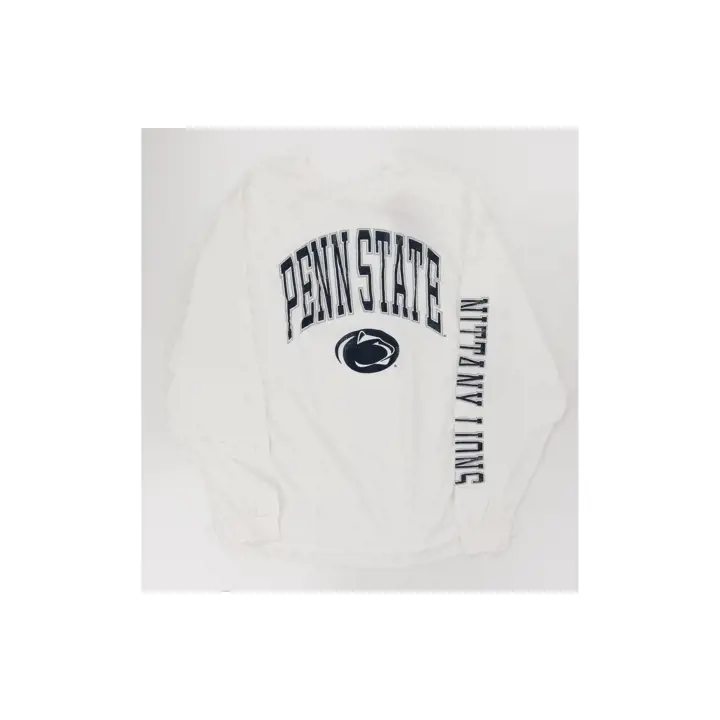 Penn State Nittany Lions NCAA VAULT COTTON LS T-SHIRT wht