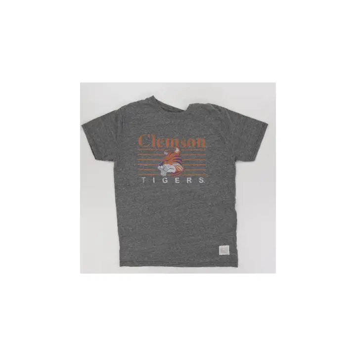 T-SHIRT MC TRI-MÉLANGE NCAA Clemson Tigers VAULT gris
