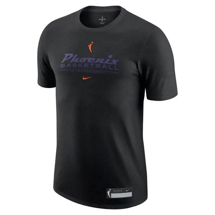 T-shirt d'entraînement de la légende de la WNBA du Phoenix Mercury – Noir