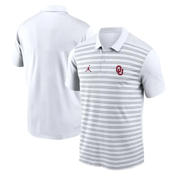 Polo VICTORY NCAA DRIFIT Oklahoma Sooners 24 BLANC