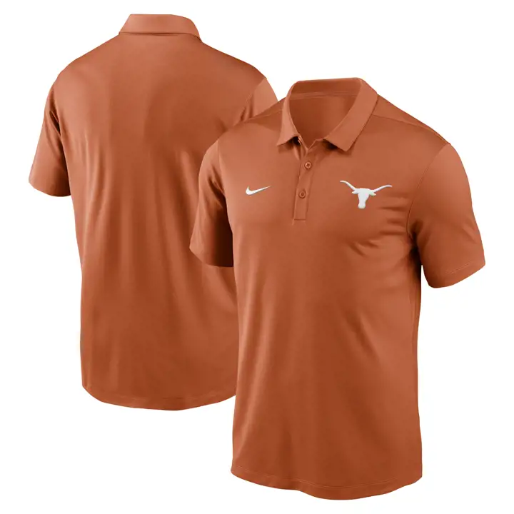 Texas Longhorns NCAA FRANCHISE POLO 24 TEX ORG