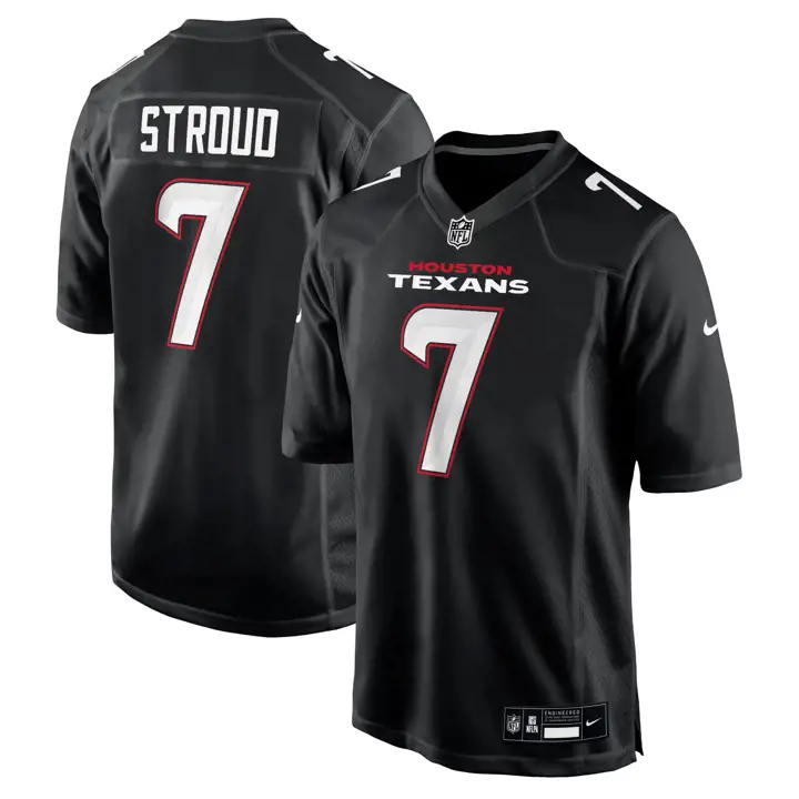 Maillot Houston Texans Nike Noir Chase 24 CJ Stroud NOIR