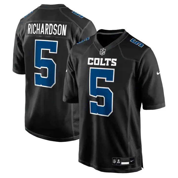 Maillot NFL Nike noir Chase des Colts d'Indianapolis, numéro 24, Anthony Richardson