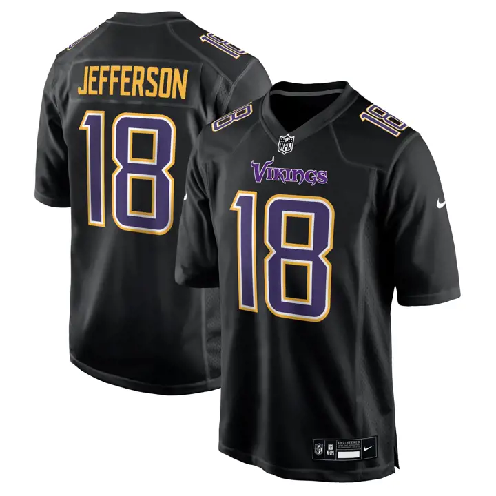 Minnesota Vikings Nike Black Chase Maillot 24 Justin Jefferson