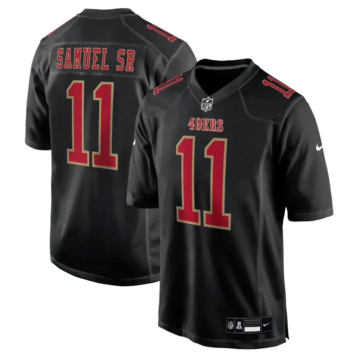 Maillot Nike Chase noir San Francisco 49ers 24 Deebo Samuel