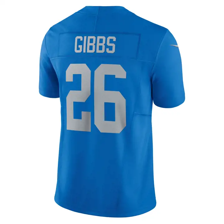 Maillot NFL Vapor Fuse Limited Detroit Lions Jahmyr Gibbs NOIR