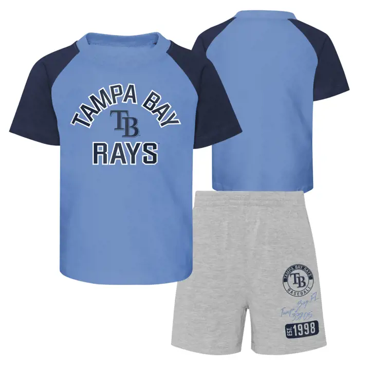 Ensemble T-shirt et short Tampa Bay Rays MLB Infant Ground Ball AST