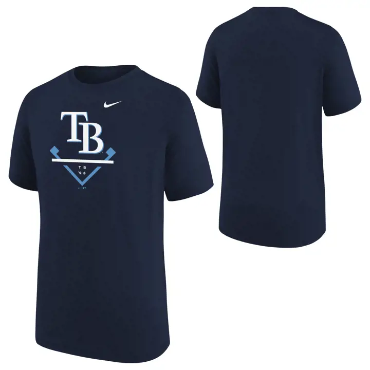 T-shirt Tampa Bay Rays MLB Youth Icon Legend BLEU MARINE