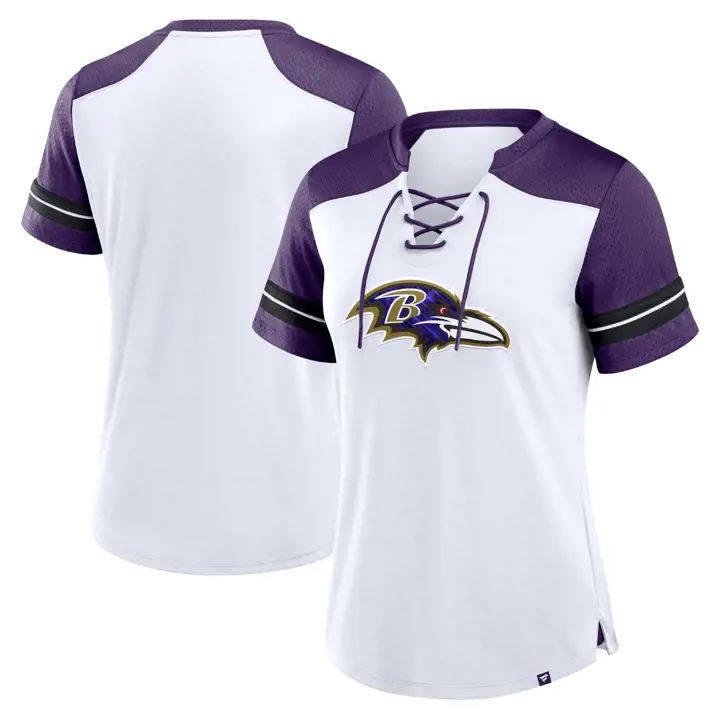 Maillot Athéna NFL Baltimore Ravens Femme 24 BLANC