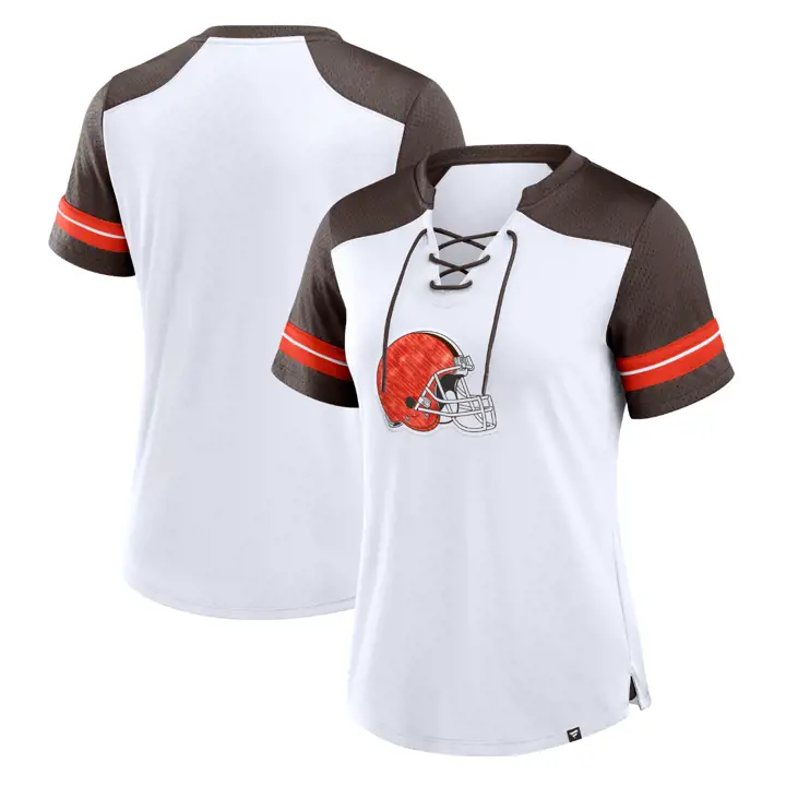 Maillot Athéna NFL Cleveland Browns pour femme 24 BLANC
