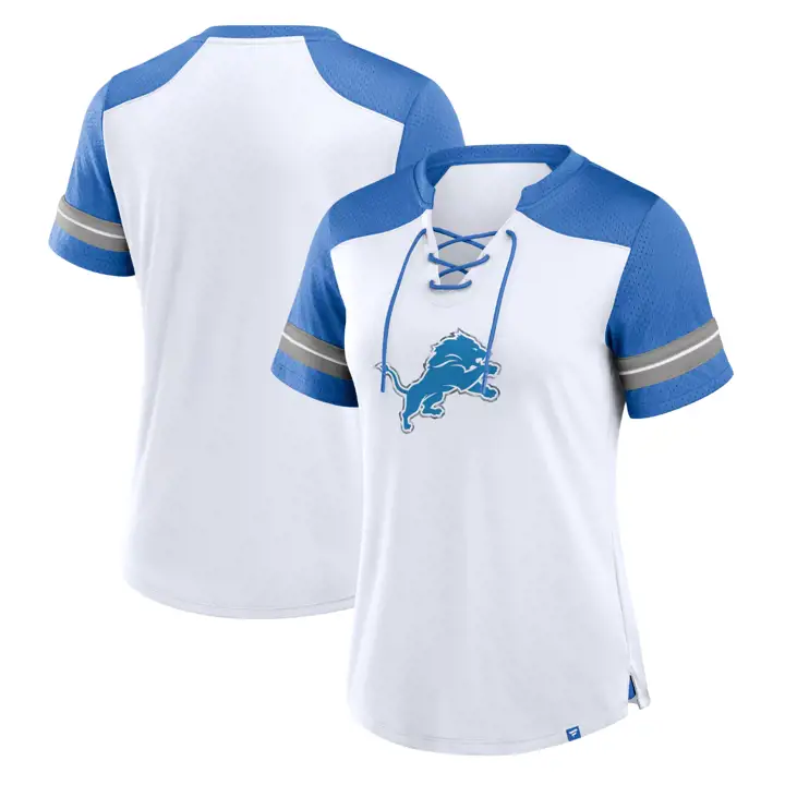 Haut de maillot NFL Athena pour femme Detroit Lions 24 BLANC