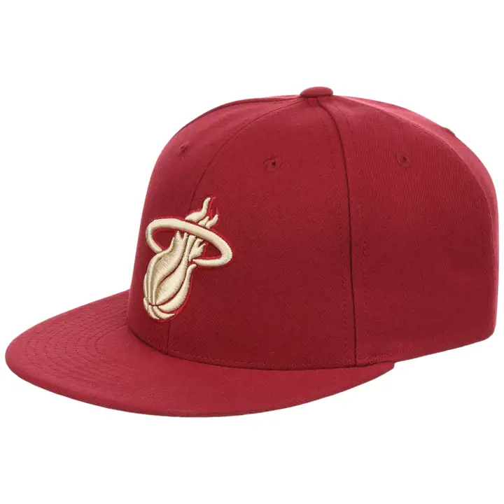 Miami Heat NBA MN Chrome Elements Casquette Snapback Rouge/ROUGE/IVO