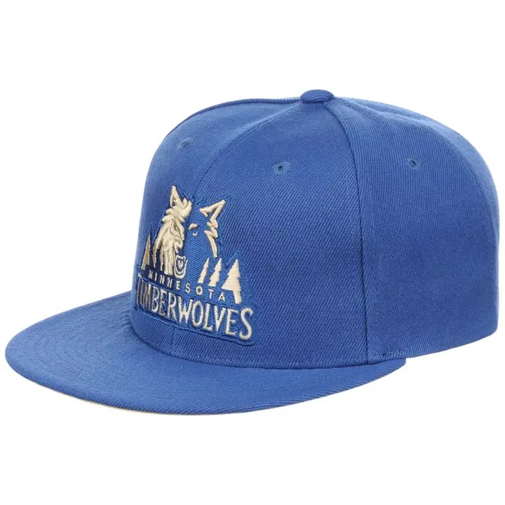Minnesota Timberwolves NBA MN Chrome Elements Snapback BLEU/