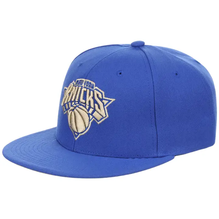 New York Knicks NBA MN Chrome Elements Snapback BLEU/BLEU/IVOIRE