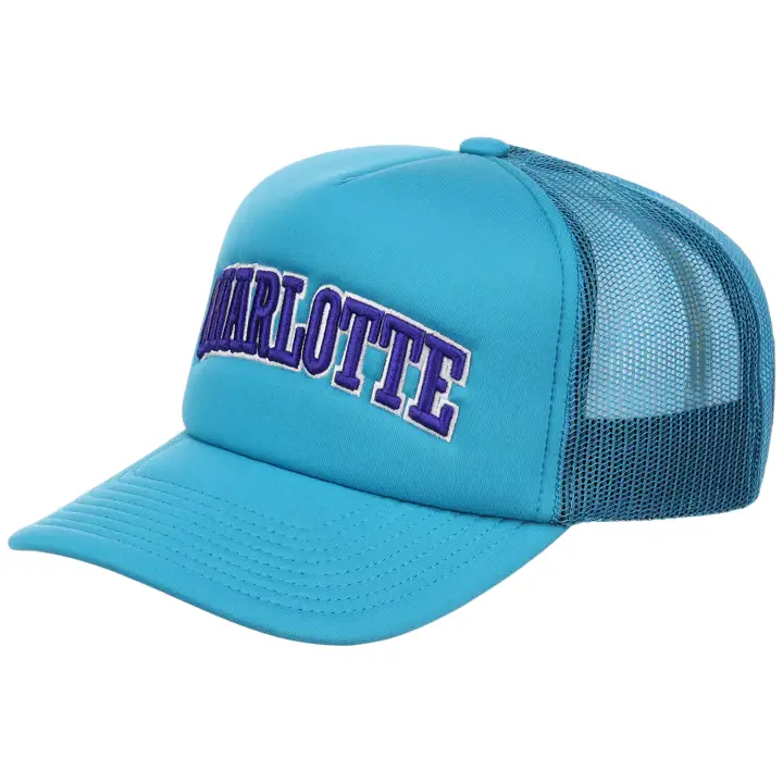 Charlotte Hornets NBA HWC Wordmark Trucker BLEU SARCEL/BLEU SARCEL/GRI