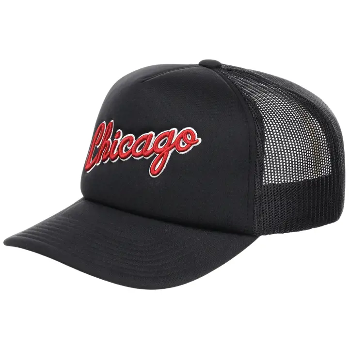Chicago Bulls NBA HWC Trucker Logo ROUGE/ROUGE/GRIS