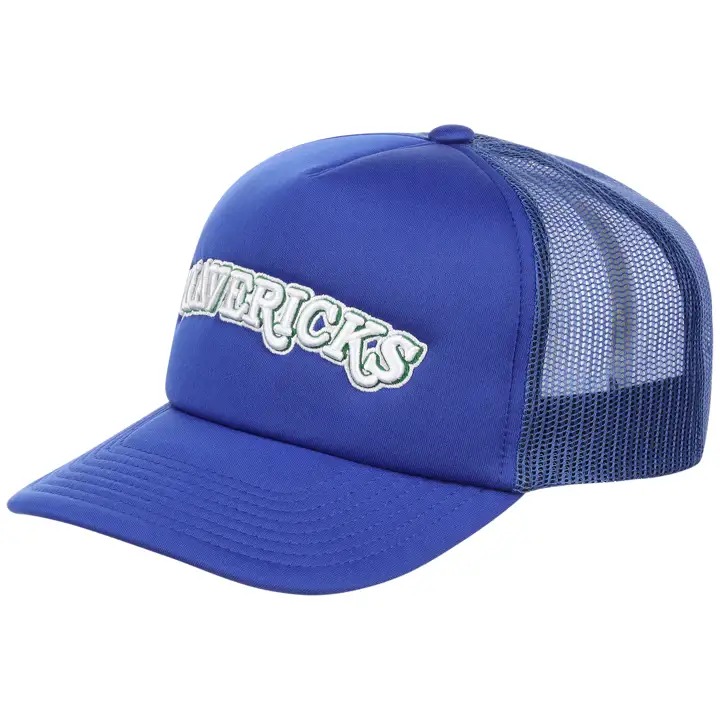 Dallas Mavericks NBA HWC Wordmark Trucker BLEU/BLEU/GRIS