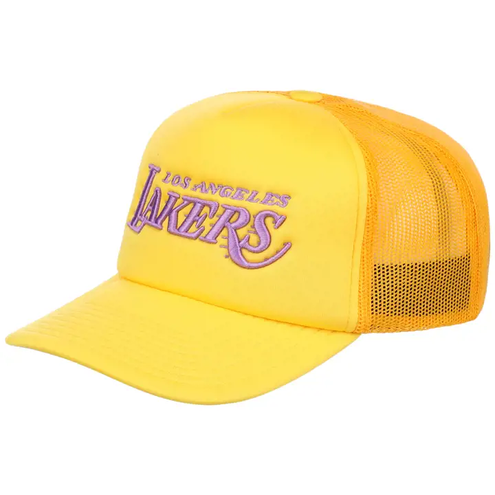 Los Angeles Lakers NBA HWC Wordmark Trucker JAU/JAU/GRI
