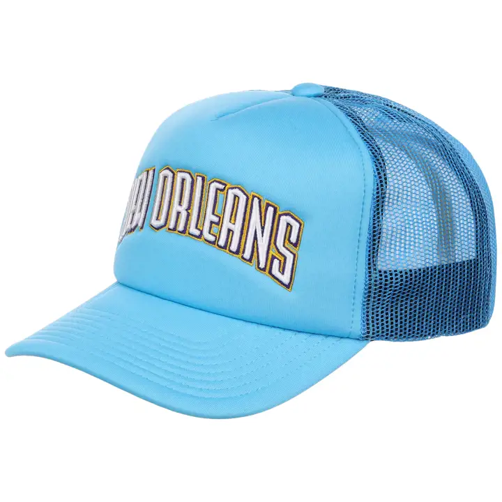 Casquette Trucker New Orleans Hornets NBA HWC Wordmark BLEU PETROLE/BLEU PETROLE/GRIS