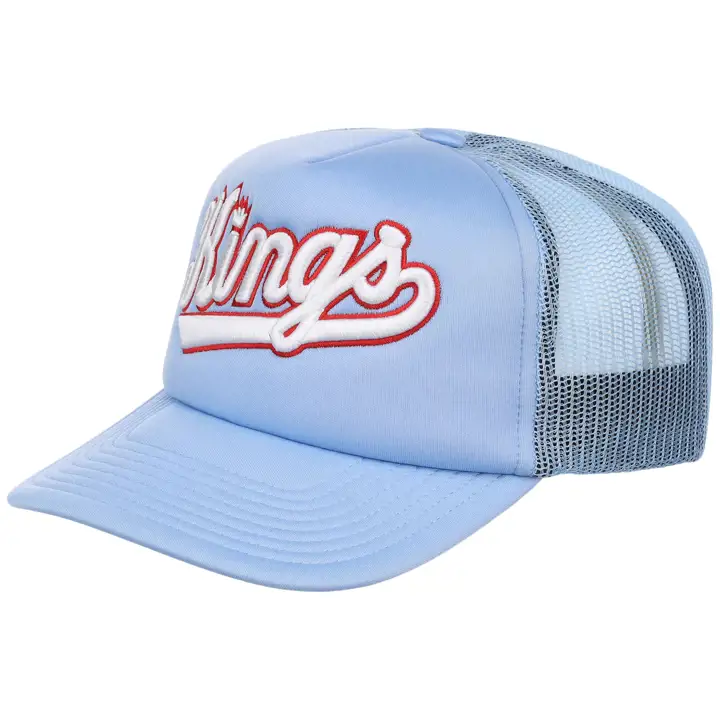 Sacramento Kings NBA HWC Wordmark Trucker BLEU CLAIR/BLEU CLAIR/GRIS