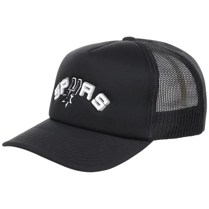 San Antonio Spurs NBA HWC Wordmark Trucker NOI/NOI/GRI