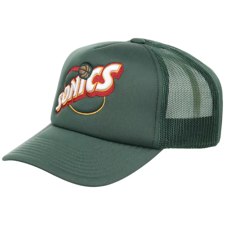 Seattle Supersonics NBA HWC Wordmark Trucker VET/VET/GRI