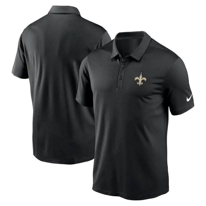 New Orleans Saints NFL Nike Polo Franchise 24 BLK