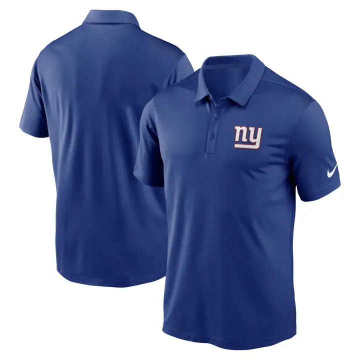 New York Giants NFL Nike Polo Franchise 24 BLEU