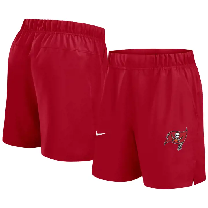 Short de football américain Nike Woven Victory 24 rouge pour homme Tampa Bay Buccaneers