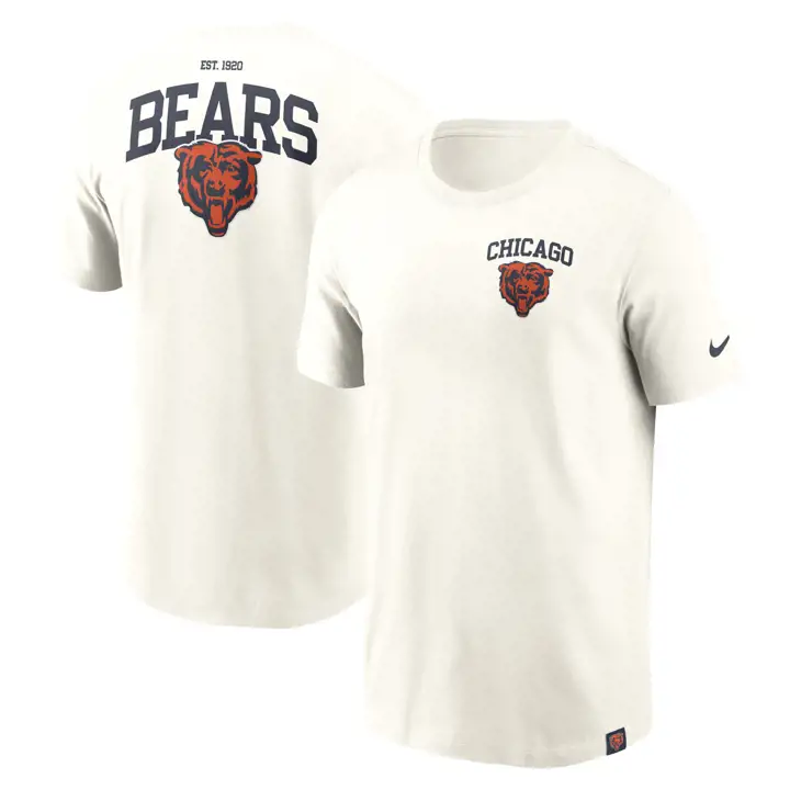 Chicago Bears NFL Nike Tee en Coton Essentiel Blitz 24 VOILE