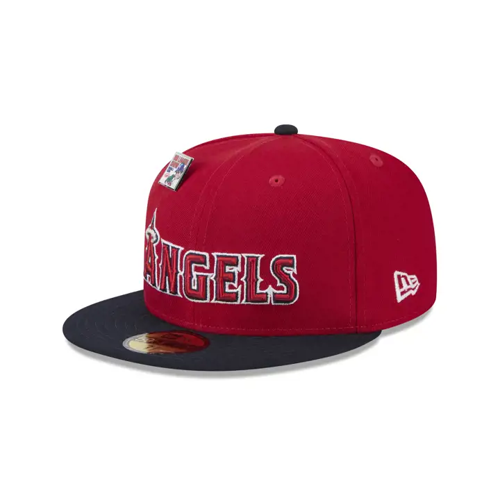 CASQUETTE ROUGE ANAHEIM ANGELS BLC 5950 AC PERF OTC