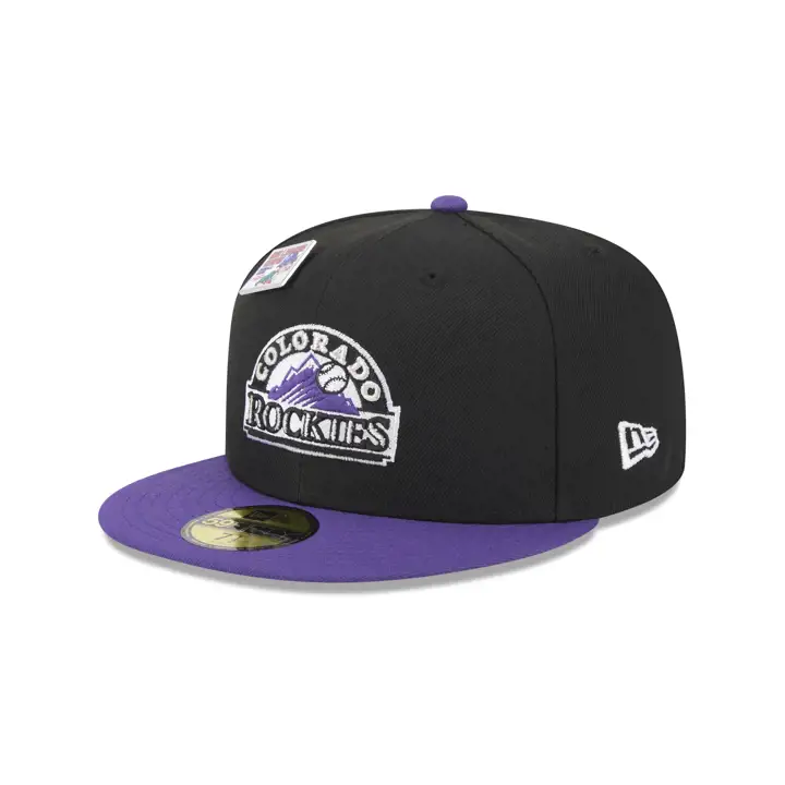 COLORADO ROCKIES 2024 Big League Chew Script 59FIFTY BLK/PUR