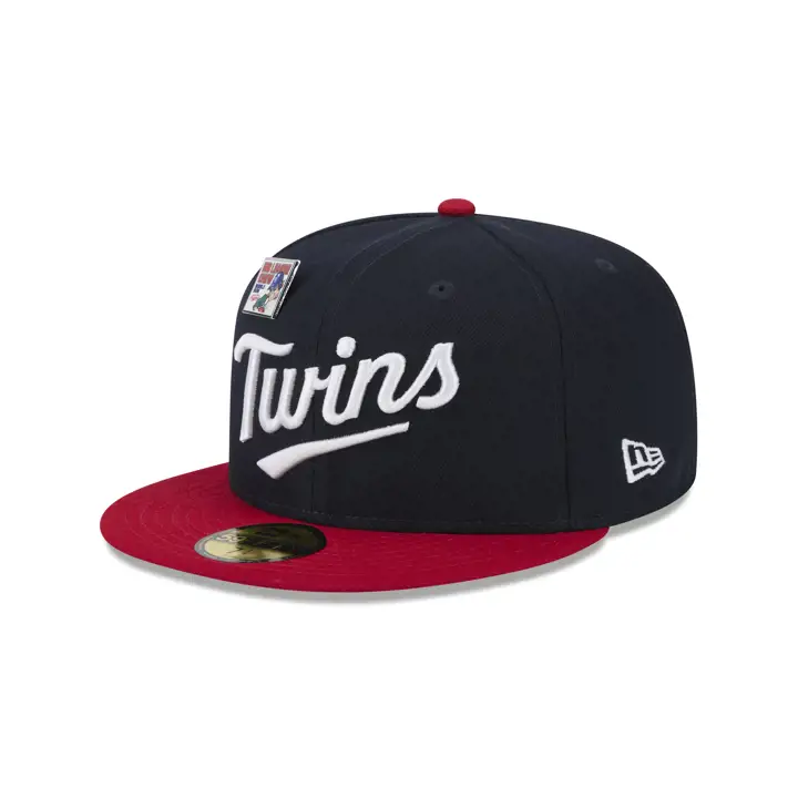 CASQUETTE MINNESOTA TWINS 2024 Big League Chew Script 59FIFTY MARINE/ROUGE
