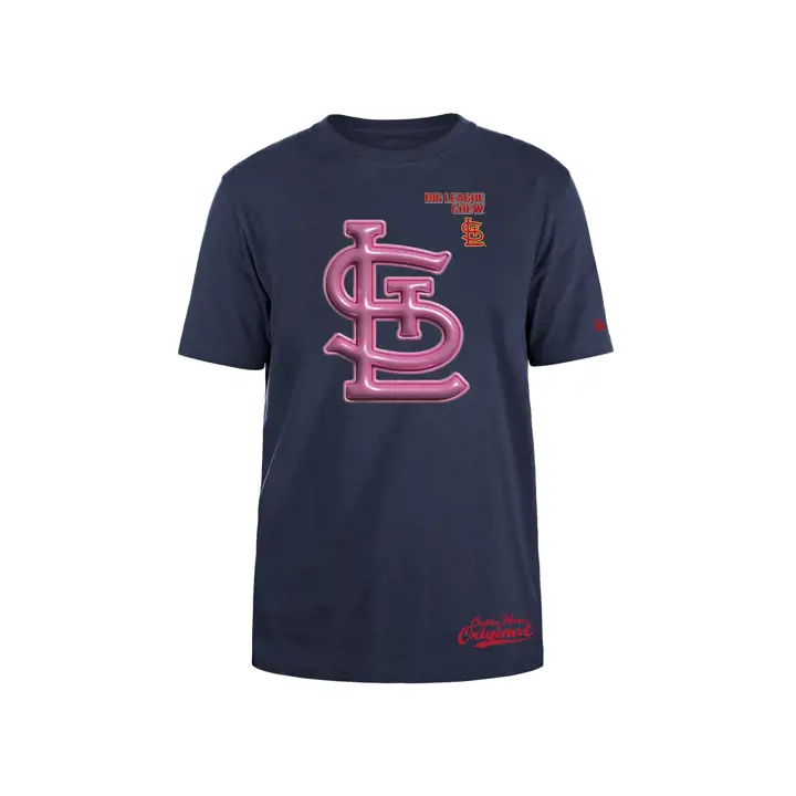 T-shirt Bl Gougandise Grosse Ligue Chique à la Gomme MLB des Cardinals de St. Louis