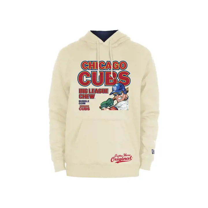 Chicago Cubs MLB Big League Chew Pouch Hoodie IVO