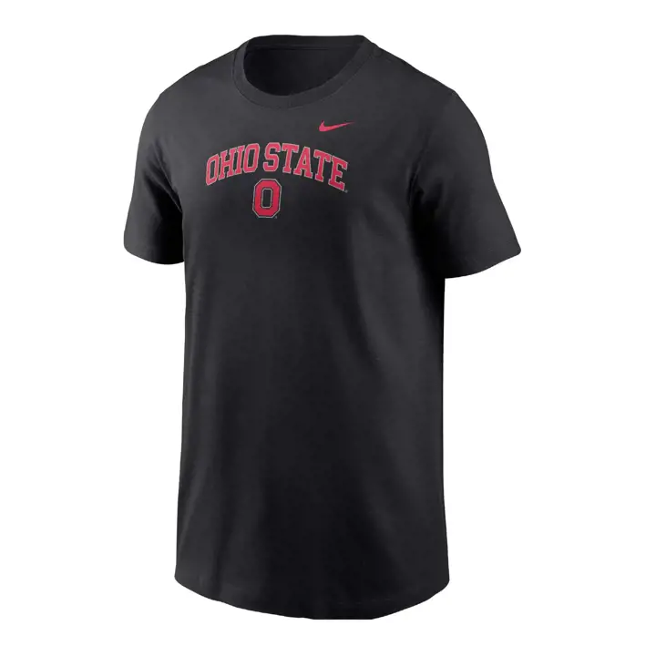 OHIO STATE BUCKEYES NCAA T-SHIRT EN COTON À MANCHES COURTES AVEC LOGO ARCH POUR JEUNE 24 BL