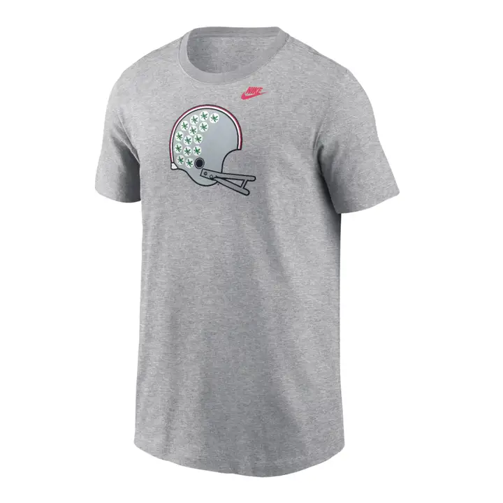 T-SHIRT EN COTON MC OHIO STATE BUCKEYES NCAA POUR JEUNE CASQUE 24 GRIS FONCÉ