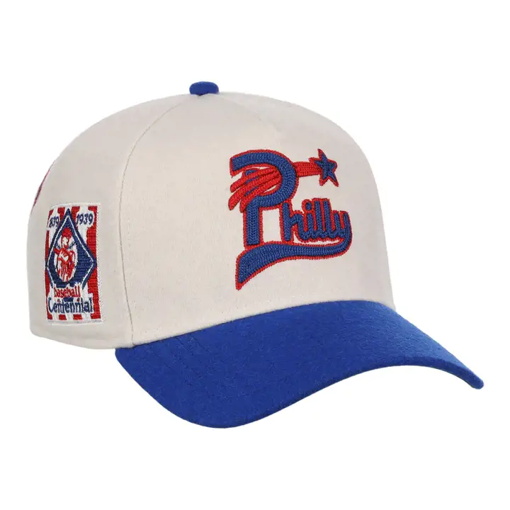 PHILA STARS EFF x For The Culture Casquette A-Frame CRÈME/RBL