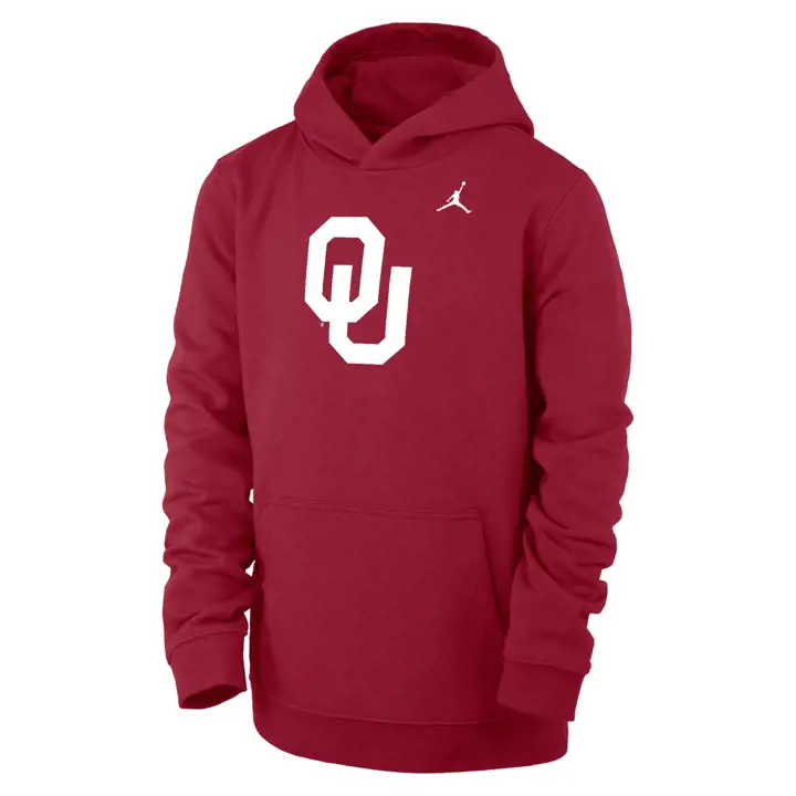OKLAHOMA SOONERS NCAA YOUTH CLUB PULLOVER POLAIRE À CAPUCHE 24 CRIM WO